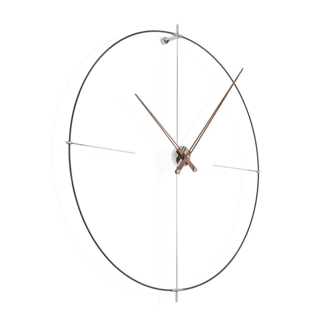 Bilbao Walnut Wall Clock by Nomon | Just for Clocks