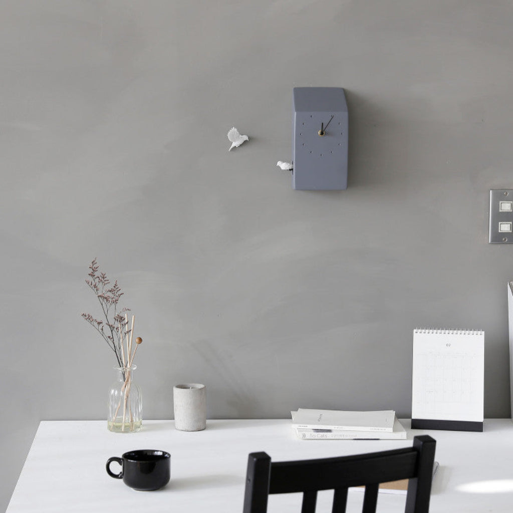 Clock Haoshi Cuckoo Home - Dark Gray Spacio India