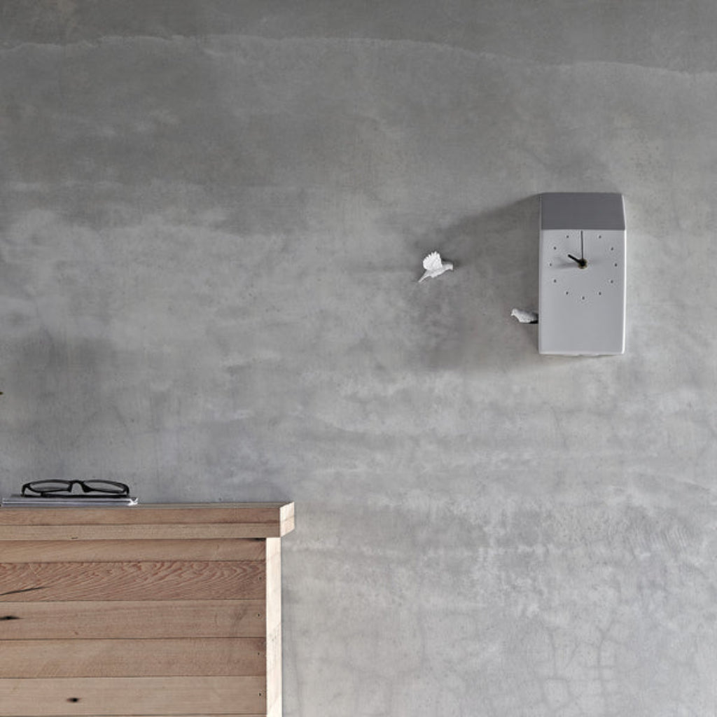 Clock Haoshi Cuckoo Home - Dark Gray Spacio India