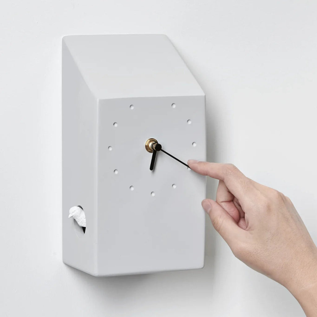 Clock Haoshi Cuckoo Home - Gray Spacio India