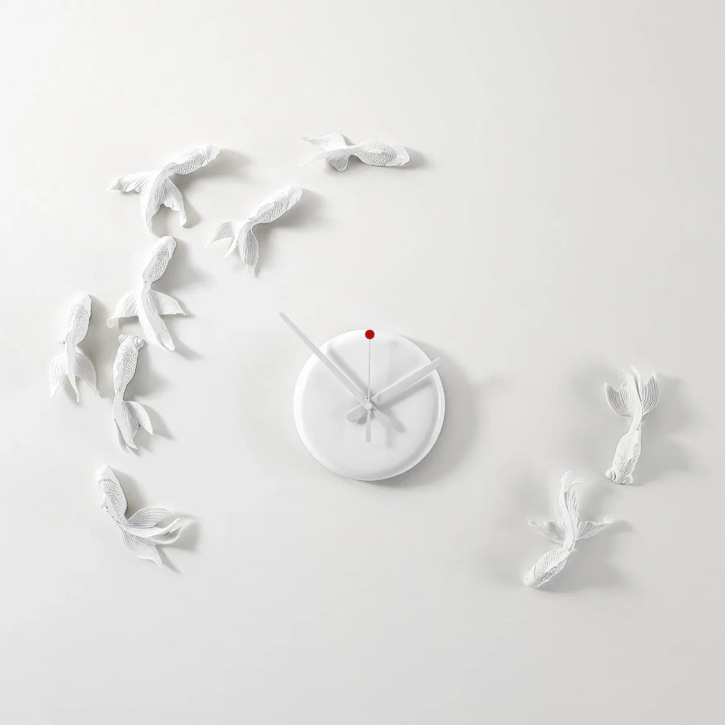 Clock Haoshi Goldfish available at Spacio retail stores in Mumbaii & Kolkata and online.