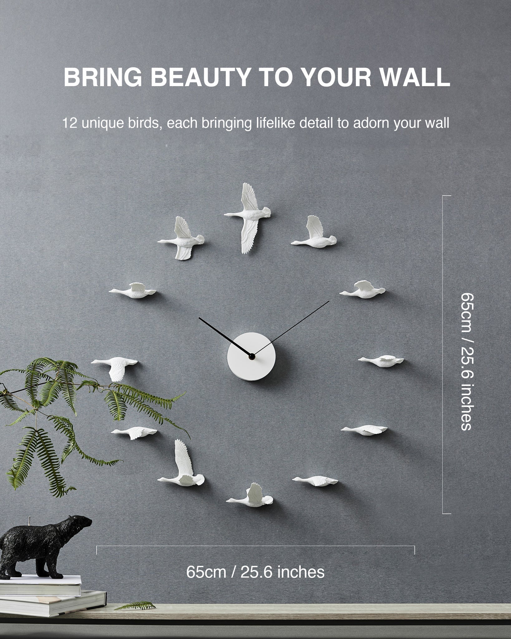 Clock Haoshi Migrantbird X - O Form Spacio India