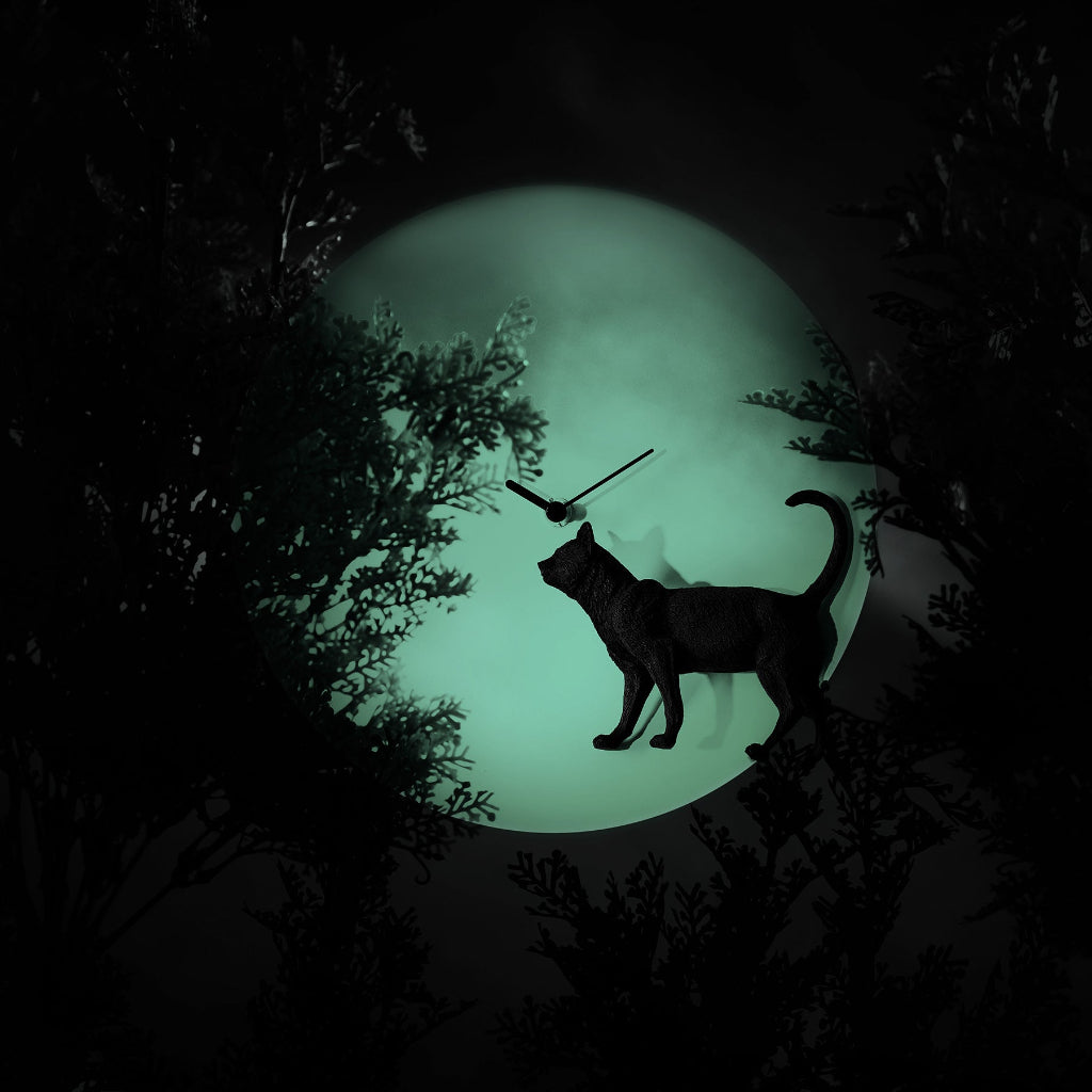 Clock Haoshi Moon - Cat Spacio India
