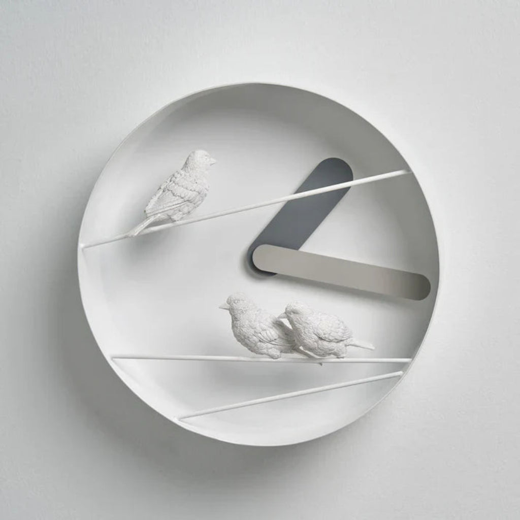 Clock Haoshi Sparrow - Gray available at Spacio retail stores in Mumbaii & Kolkata and online.