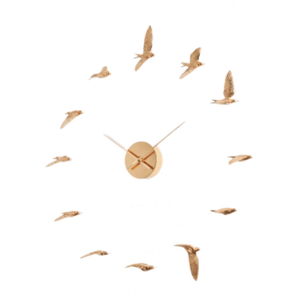 Clock Haoshi Swallow - Gilded Edition Spacio India