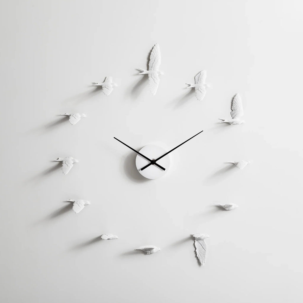 Haoshi Swallow Wall Clock available at Spacio retail stores in Mumbaii & Kolkata and online.