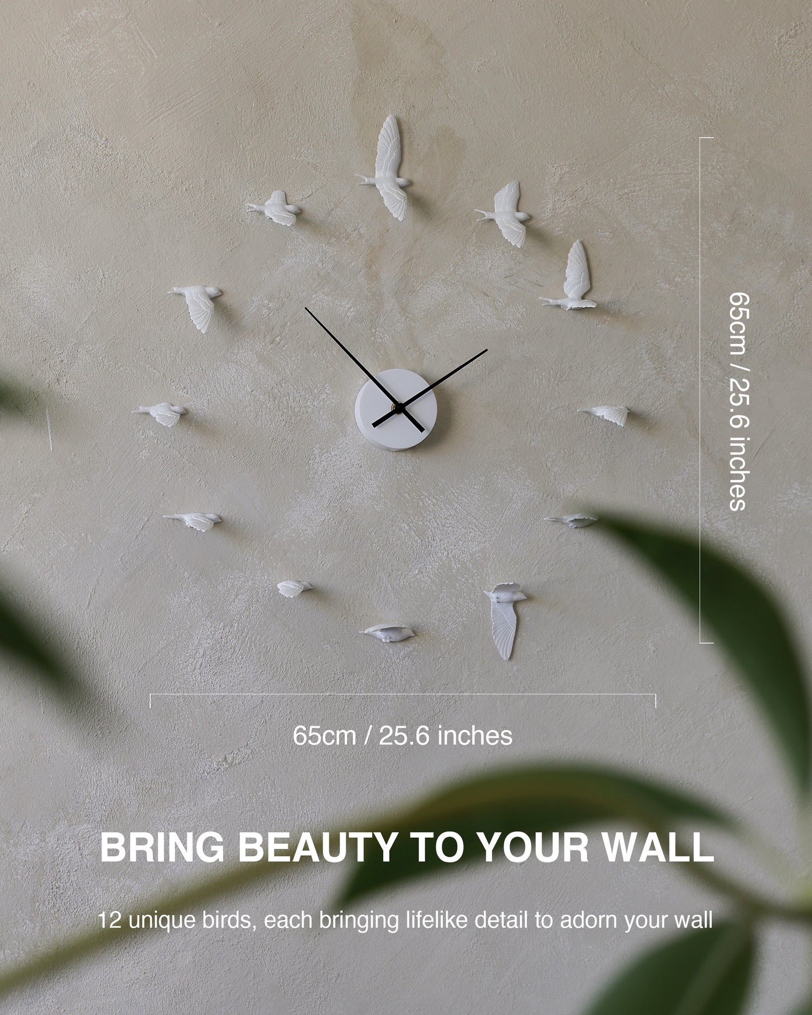 Haoshi Swallow Wall Clock Spacio India