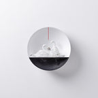 A Clock Haoshi Swan 02 by Haoshi, with two swans representing love. available at Spacio retail stores in Mumbaii & Kolkata and online.