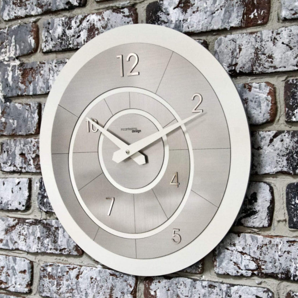 Incantesimo Alium Vanilla Champagne Wall Clock Spacio India