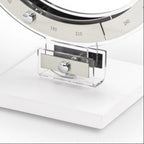 Incantesimo Greenwich Table Clock Silver Table Lamp Spacio India