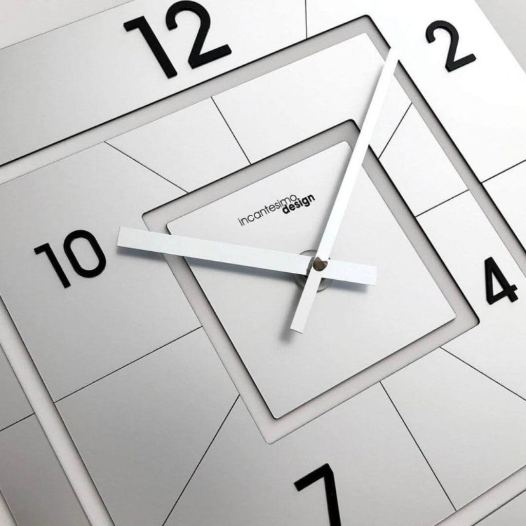 Calendar with a clock face design on a white background
