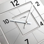 Calendar with a clock face design on a white background