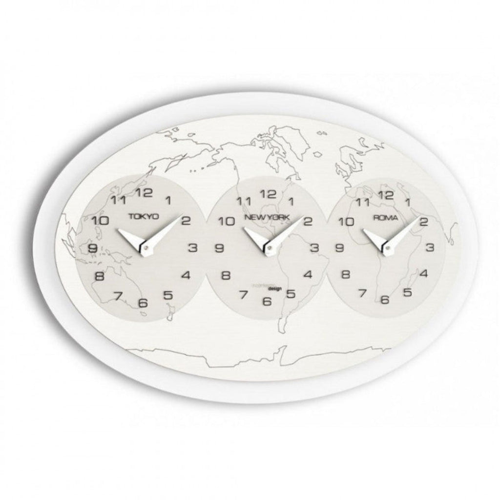 Incantesimo Tre Ore Nel Mondo 073M Wall Clock available at Spacio retail stores in Mumbaii & Kolkata and online.