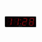 Digital clock with red LED display on a white background from Nextime available at Spacio retail stores in Mumbaii & Kolkata and online.