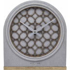 Decorative clock with geometric design on a white background from Nextime available at Spacio retail stores in Mumbaii & Kolkata and online.