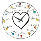 Circular design with heart and 'I love you' text in multiple languages on a white background available at Spacio retail stores in Mumbaii & Kolkata and online.