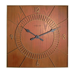 Wooden wall clock with 'NeXtime' branding on a white background  from Nextime available at Spacio retail stores in Mumbaii & Kolkata and online.