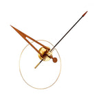 An original design Clock Nomon Cris Gold with tip Walnut CRND00NN, inspired by the Cris G clock and Nomon. available at Spacio retail stores in Mumbaii & Kolkata and online.