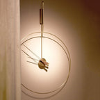 Modern wall light fixture on a neutral wall