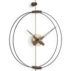 The Clock Nomon Micro Barcelona G MCBARG is a sleek and stylish timepiece, featuring a circular shape and a black frame. This stunning clock showcases the impeccable craftsmanship of the Spanish design brand Nomon. available at Spacio retail stores in Mumbaii & Kolkata and online.
