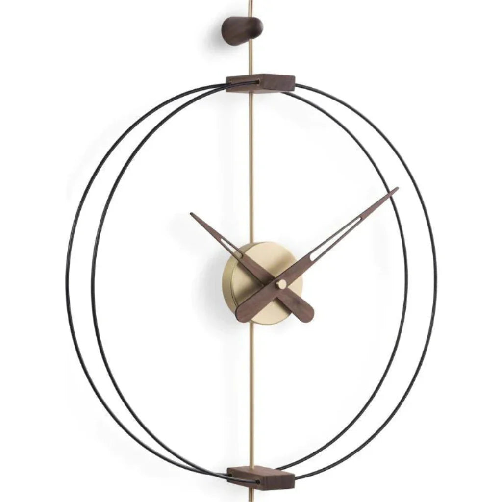 The Clock Nomon Micro Barcelona G MCBARG is a sleek and stylish timepiece, featuring a circular shape and a black frame. This stunning clock showcases the impeccable craftsmanship of the Spanish design brand Nomon. available at Spacio retail stores in Mumbaii & Kolkata and online.