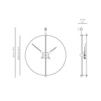 Details of Nomon Spain Mini Barcelona Premium Gold MBARGPREM a white back ground available at Spacio India for luxury home decor collection of Timepieces & Clocks.