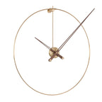 A Clock Nomon New Anda Gold NADN with a brass structure. available at Spacio retail stores in Mumbaii & Kolkata and online.