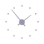 Wall clock with minimal design on a white background available at Spacio retail stores in Mumbaii & Kolkata and online.