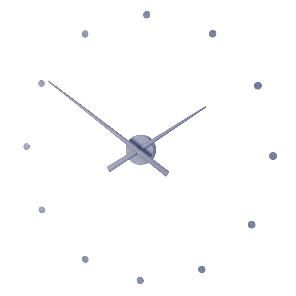 Modern wall clock with minimalistic design on a white background available at Spacio retail stores in Mumbaii & Kolkata and online.