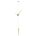 Gold pendant light fixture on a white background available at Spacio retail stores in Mumbaii & Kolkata and online.