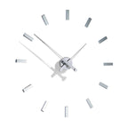 Nomon Spain Tacon I 12 chrome on a white back ground available at Spacio India for luxury home decor collection of Timepieces & Clocks. available at Spacio retail stores in Mumbaii & Kolkata and online.