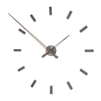 Side look of Nomon Spain Tacon T 12 Graphite on a white back ground available at Spacio India for luxury home decor collection of Timepieces & Clocks.