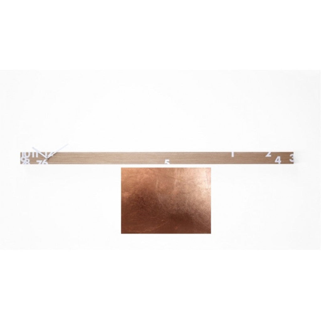 Metallic color swatch with a scale on a white background from Progetti available at Spacio retail stores in Mumbaii & Kolkata and online.